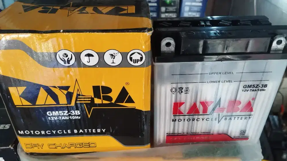 Accu aki grand mio smile supra vega jupiter megapro basah baru gm5b