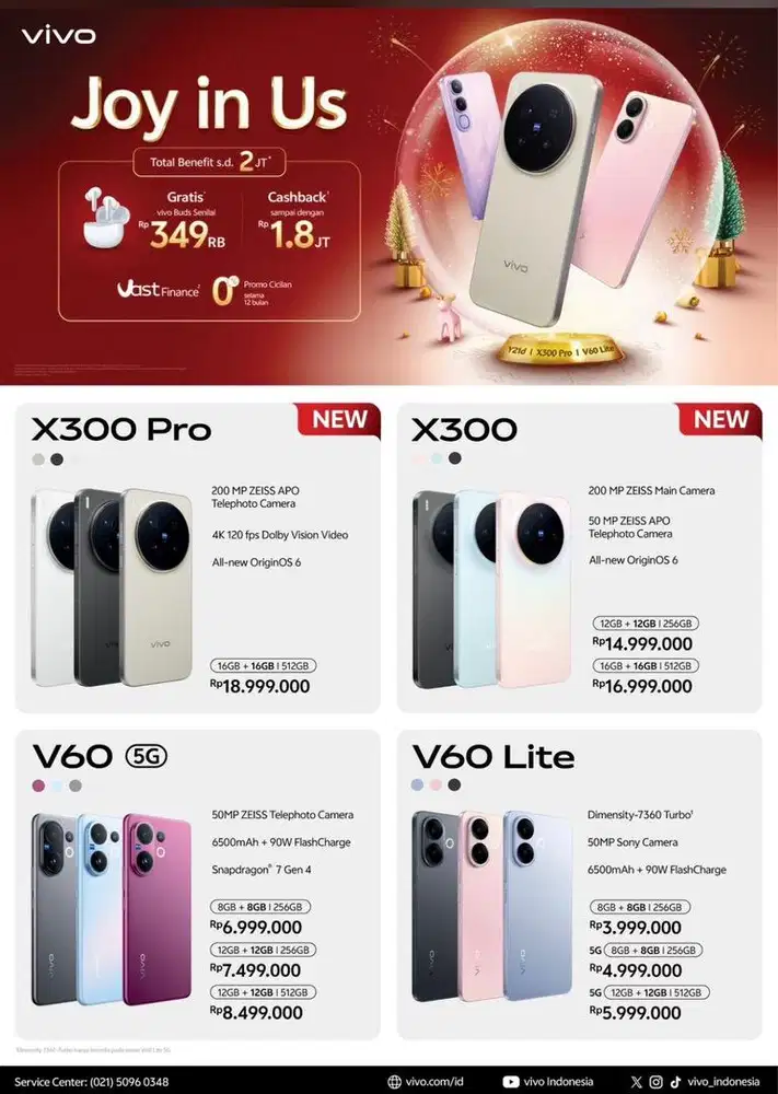 Kredit vivo X300 16/512gb