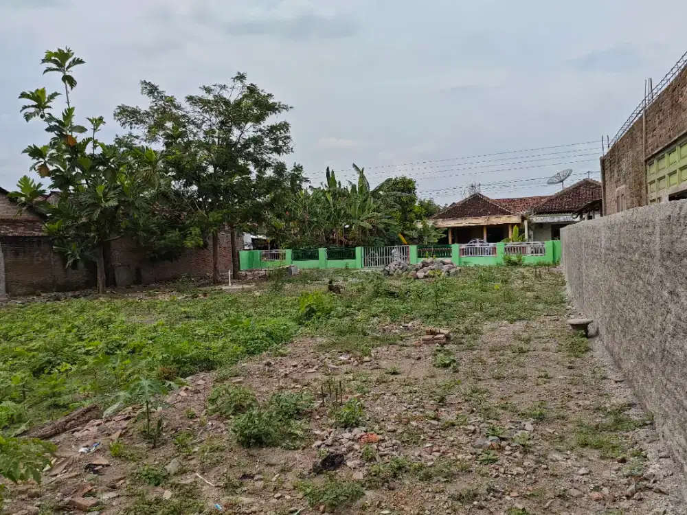 Dijual Tanah Pekarangan di Pusat Sukoharjo