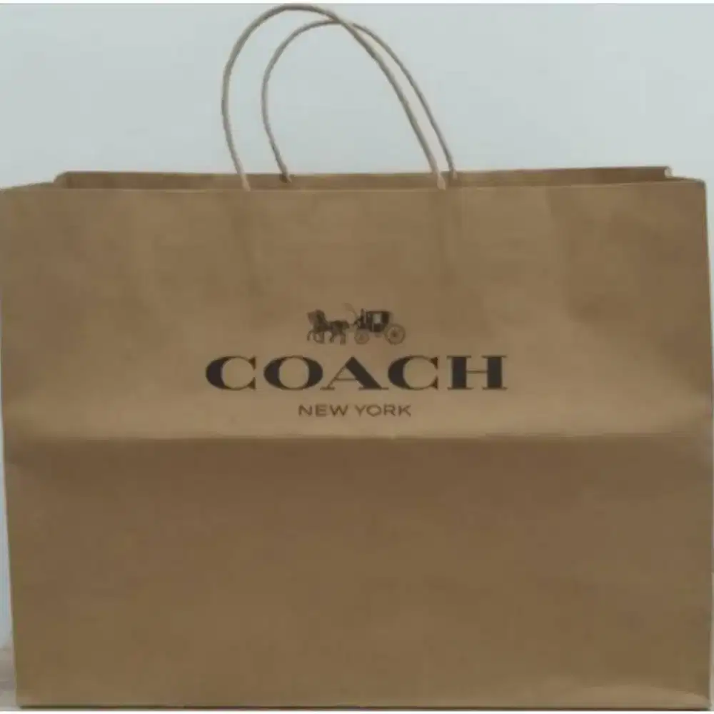 Coach Dus - Kantung Belanja / Paperbag - Shoppingbag Original