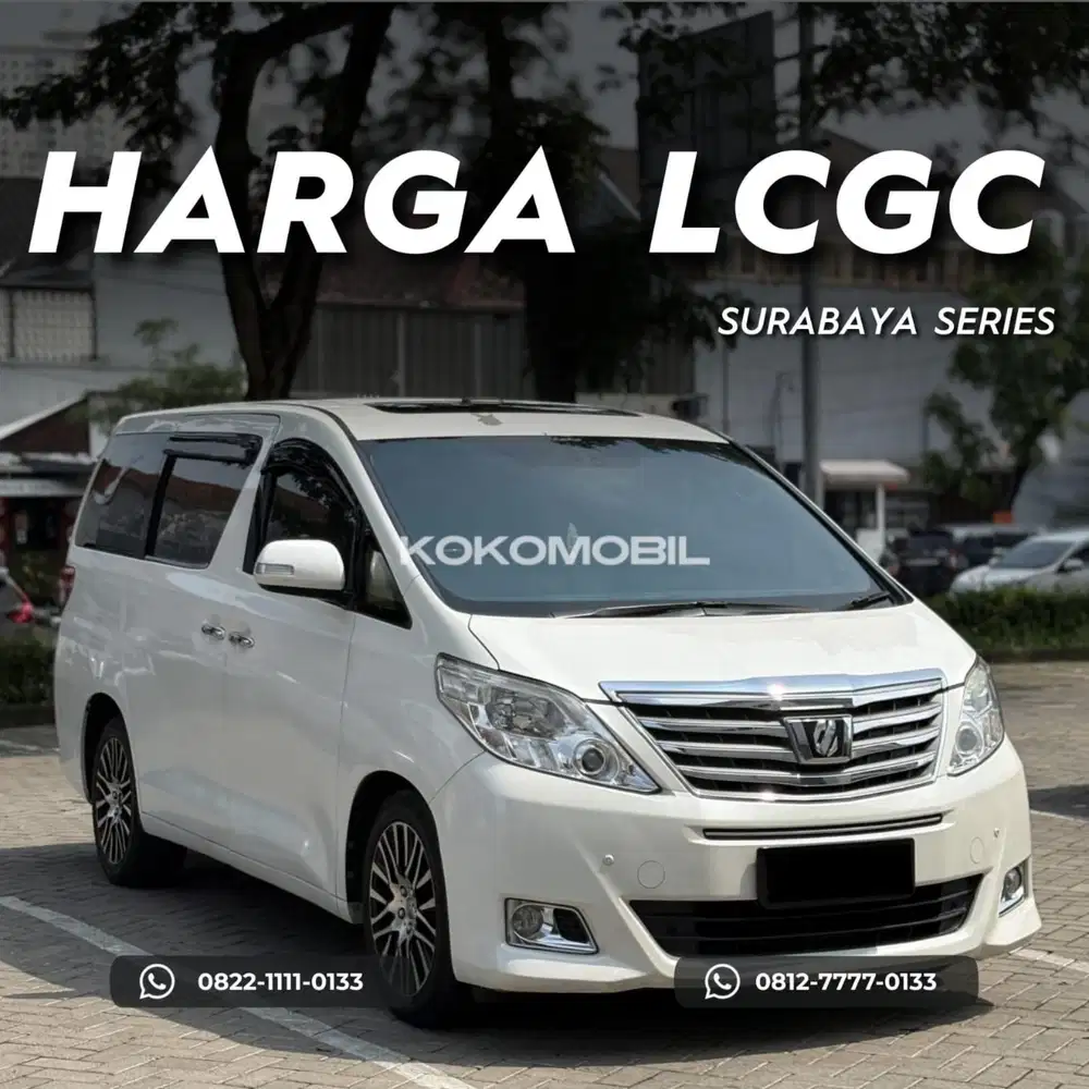 TOYOTA ALPHARD 2.4 G AT 2012