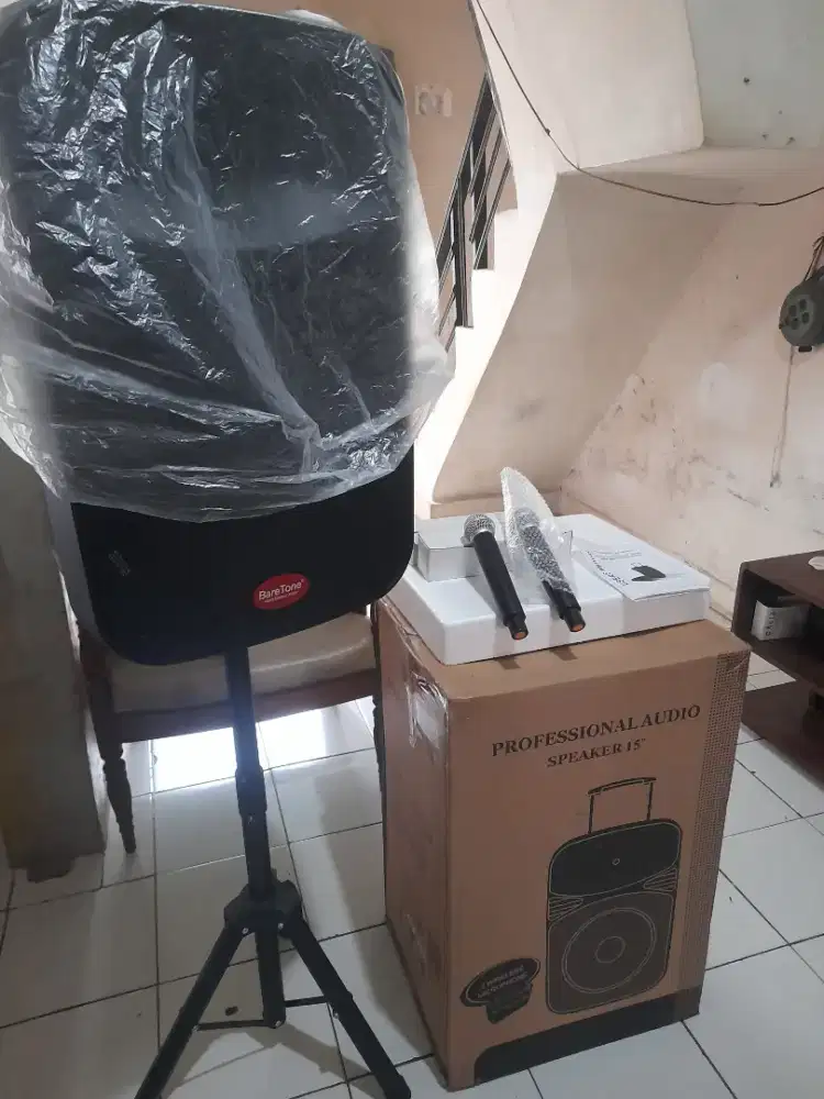 Jual sepiker portabel baretone 15 inch