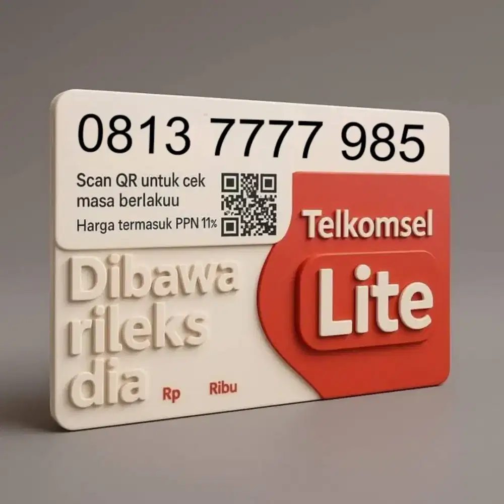 Perdana Telkomsel nomor cantik 11digit 985