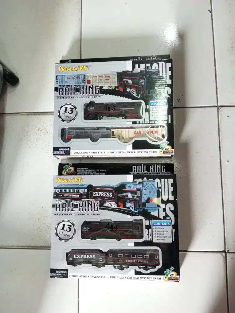 Mainan anak kereta railking baterai