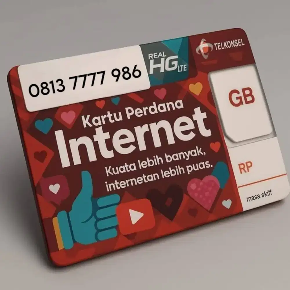 Kartu perdana Telkomsel 11 digit nomor cantik 986