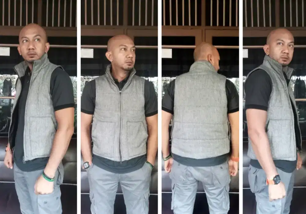 Jaket rompi motor Vest casual size M/L