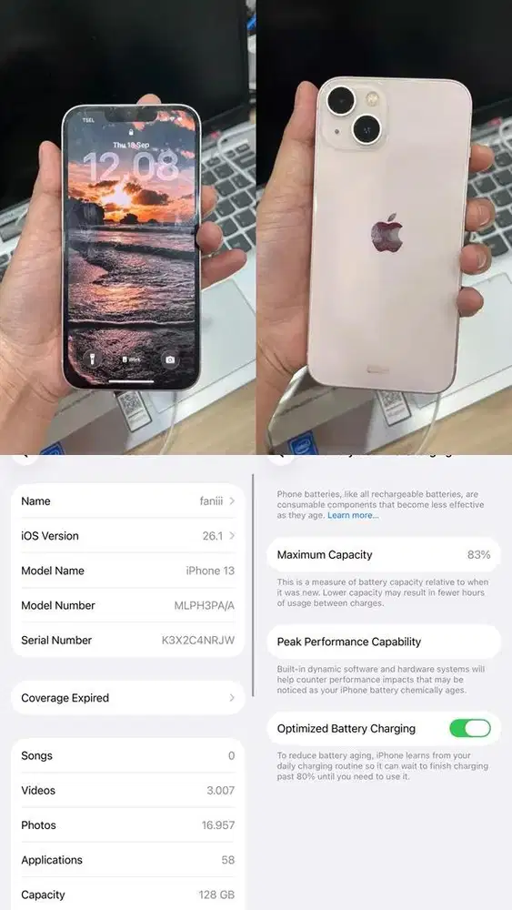 Iphone 13 ex ibox 128 GB