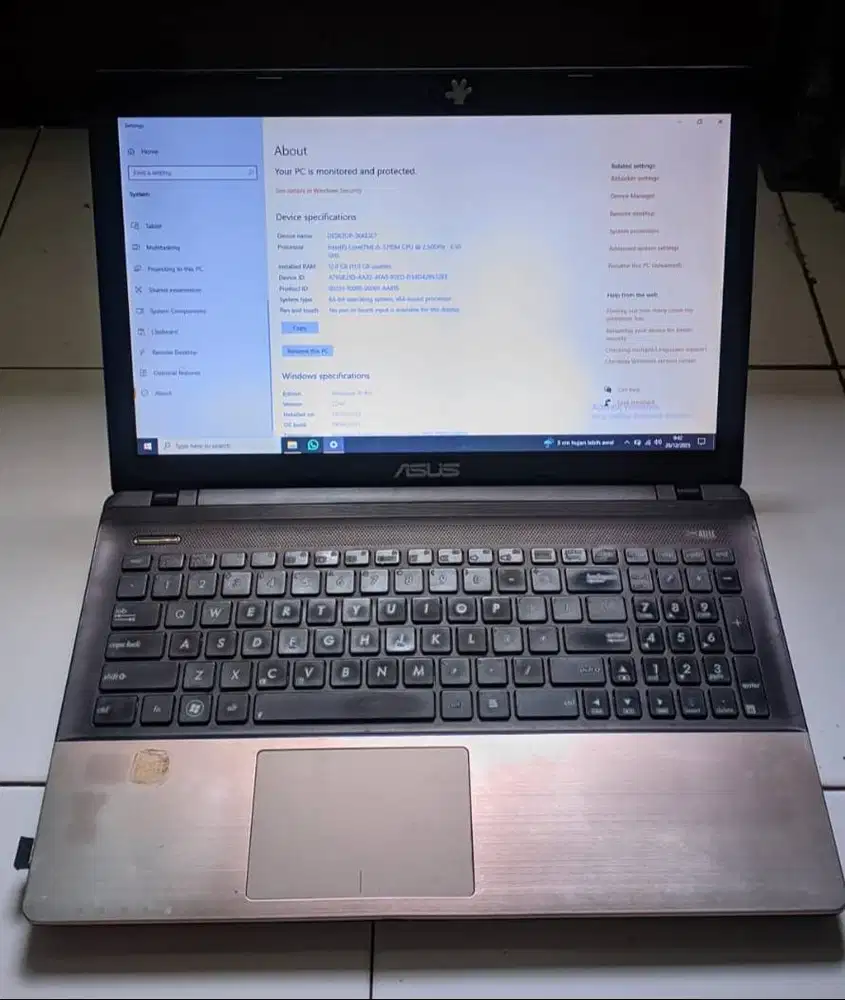 ASUS A55VM-SX171D Core i5-3210M GeForce 128bit