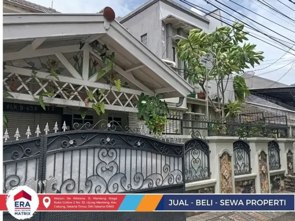 Jual Rumah Unfurnish Lelang Cash Only Lokasi Strategis Dan Bebas Banjir Di Jalan Betung, Jakarta Timur