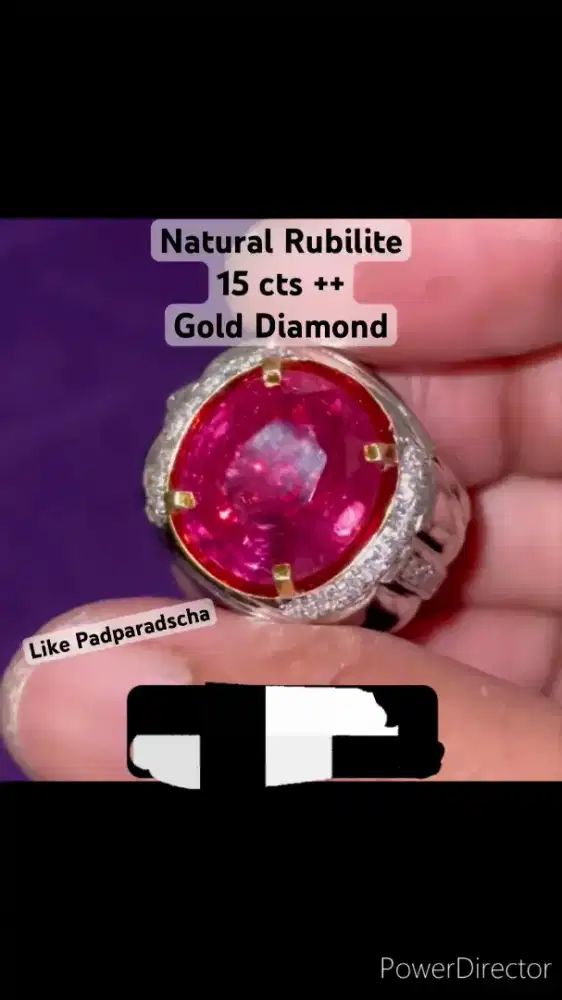 Nego , Permata Rubellite Tourmaline