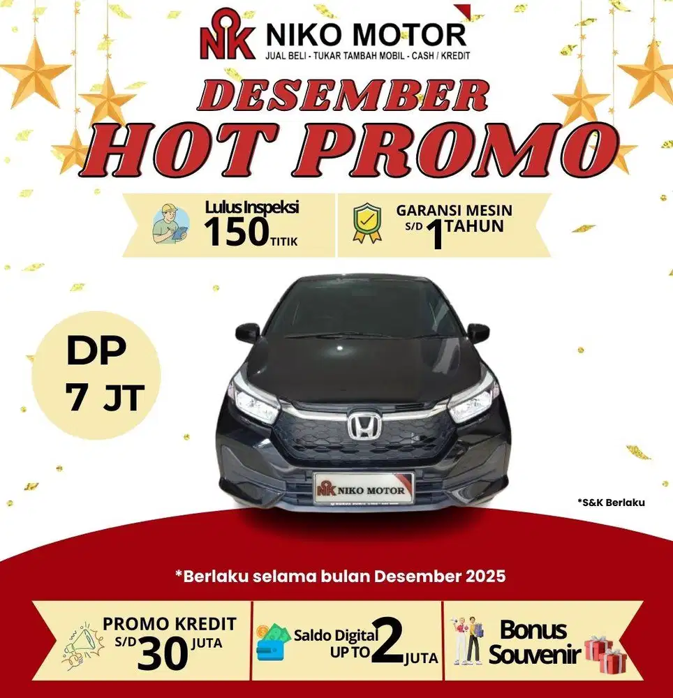 (SPT BARU KM7RB) BRIO E 2024 MT