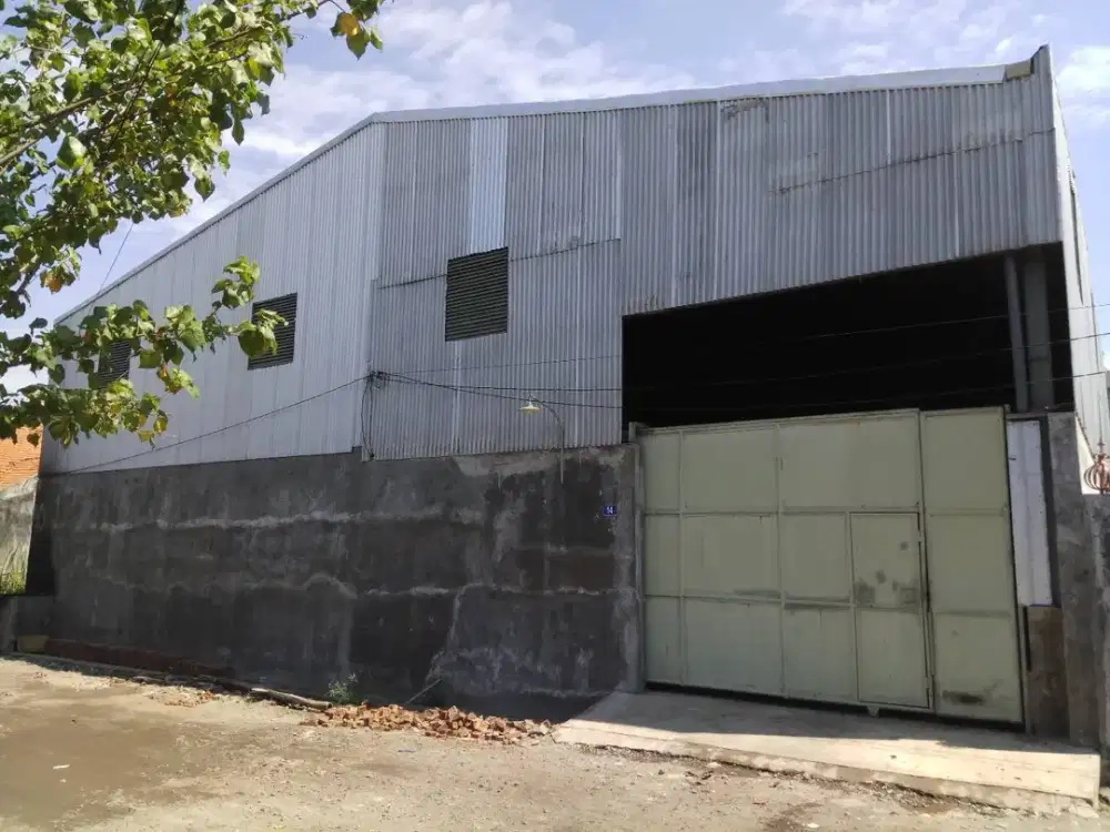 1259. Dijual Kantor + Gudang di Pergudangan Gunung Anyar Tambak gg Tempura