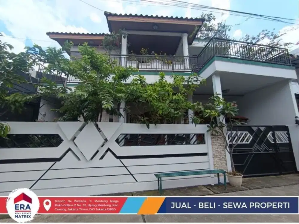 Jual Rumah Unfurnish Lelang Cash Only Lokasi Strategis Dan Bebas Banjir Di Jalan Benda Jaya, Jakarta Timur