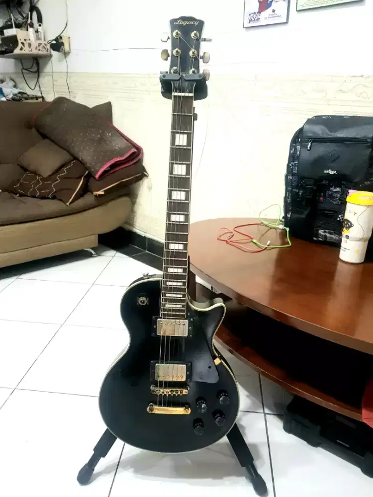 Gitar Legacy les paul custom black beauty gold hardware