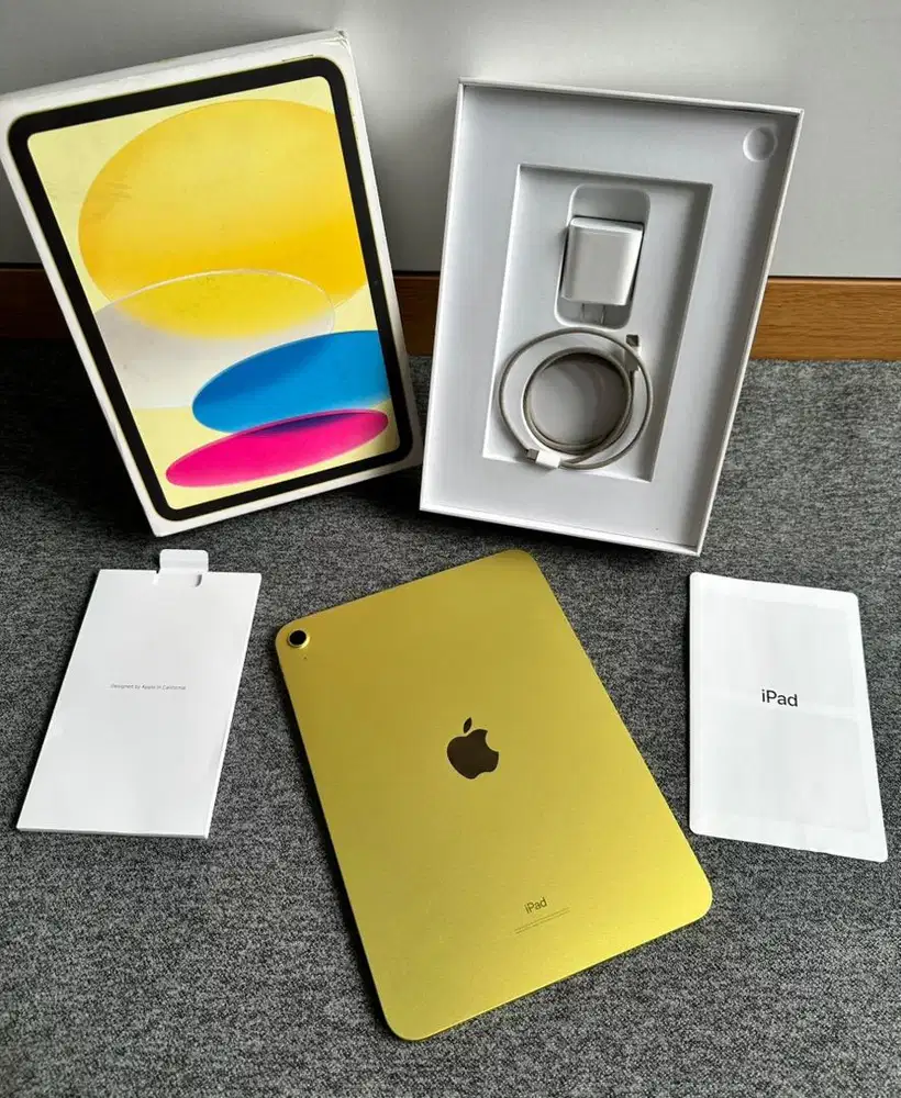 Ipad 10 256GB garansi aktif Fullset Original Mulus Like New