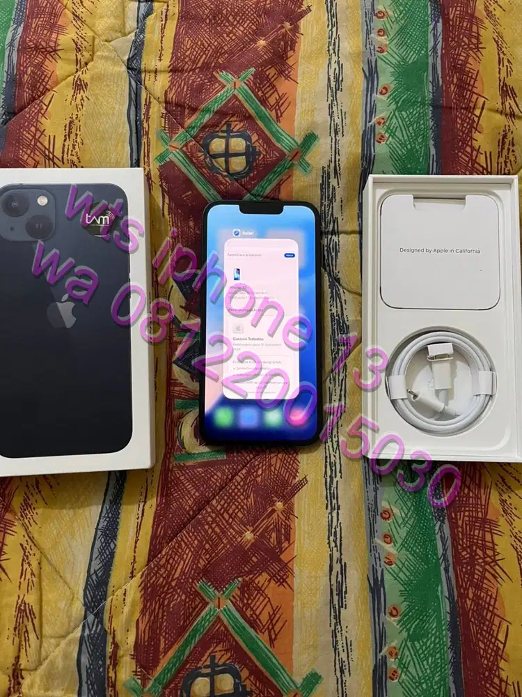 iPhone 13 ibox  128gb midnight garansi panjang
