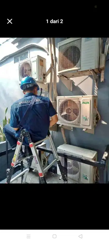 Jasa servis AC kulkas mesin cuci kompa air dll bergaransi