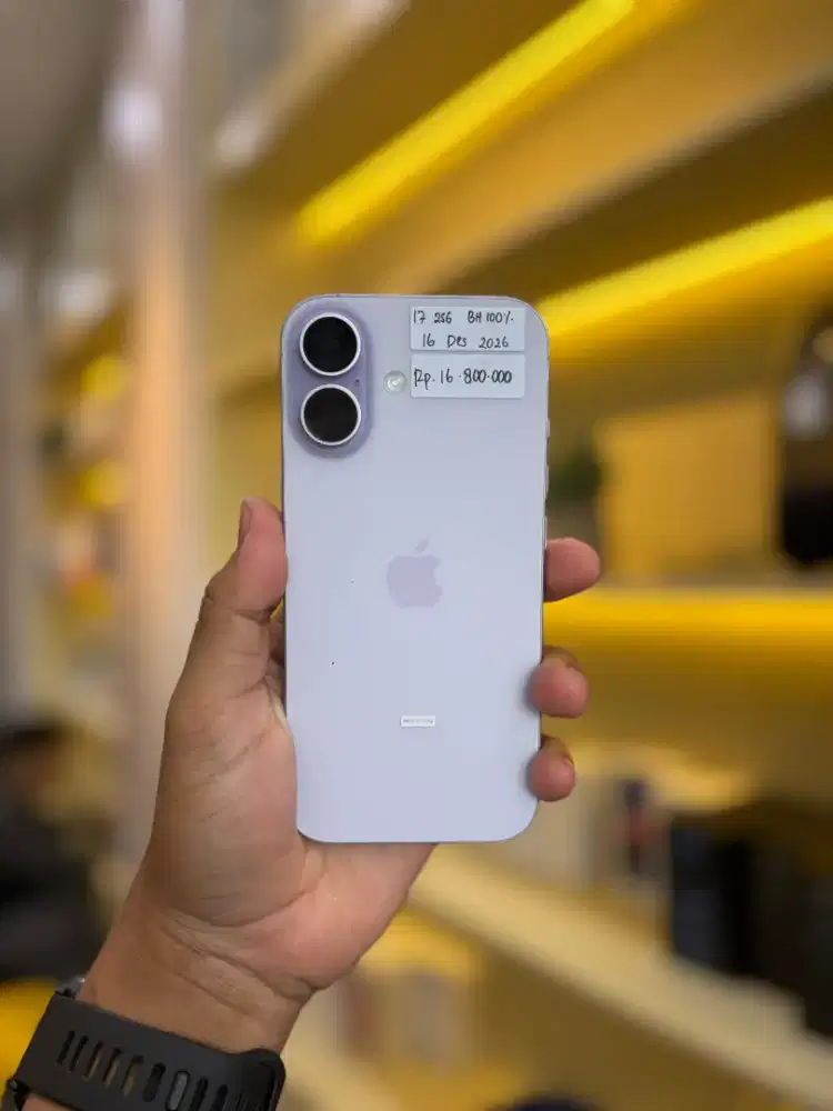 Iphone 17 256Gb Lavender Baru Buka Kotak. Sultan Adam Banjarmasin