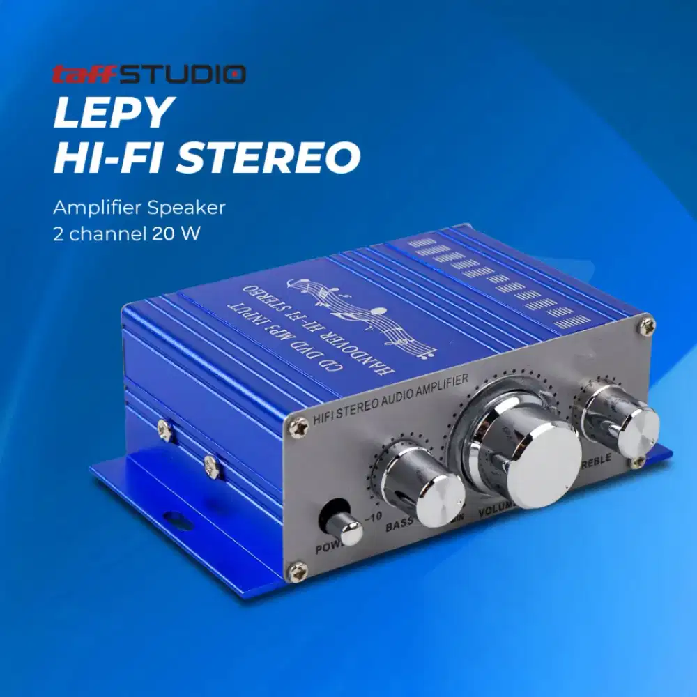 Lepy HiFi Stereo Amplifier Speaker Audio 2 Channel 20W