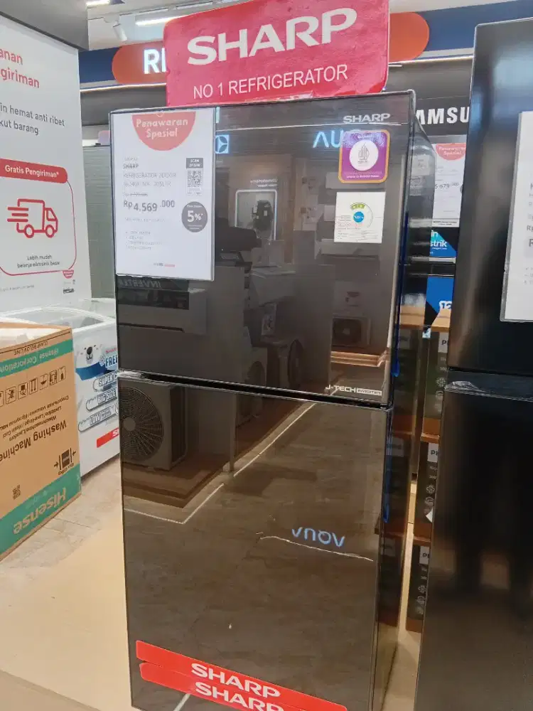 SHARP Kulkas 2 Pintu