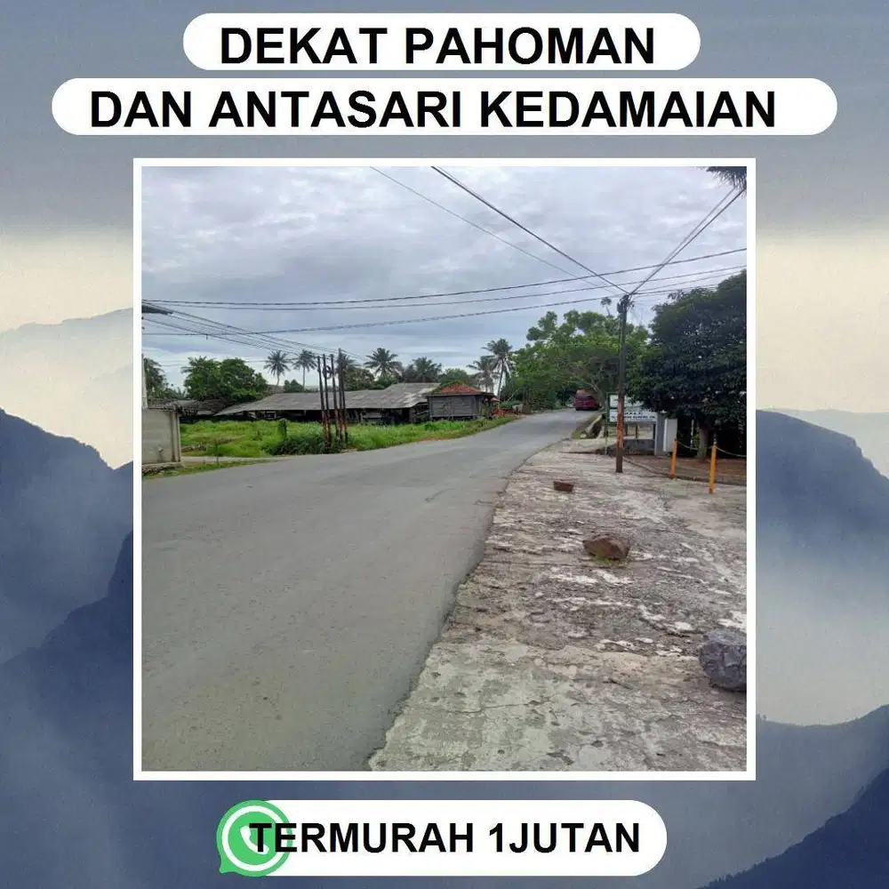 TANAH KEDAMAIAN DENGAT DENGAN PERUMAHAN DAN JALAN ANTASARI