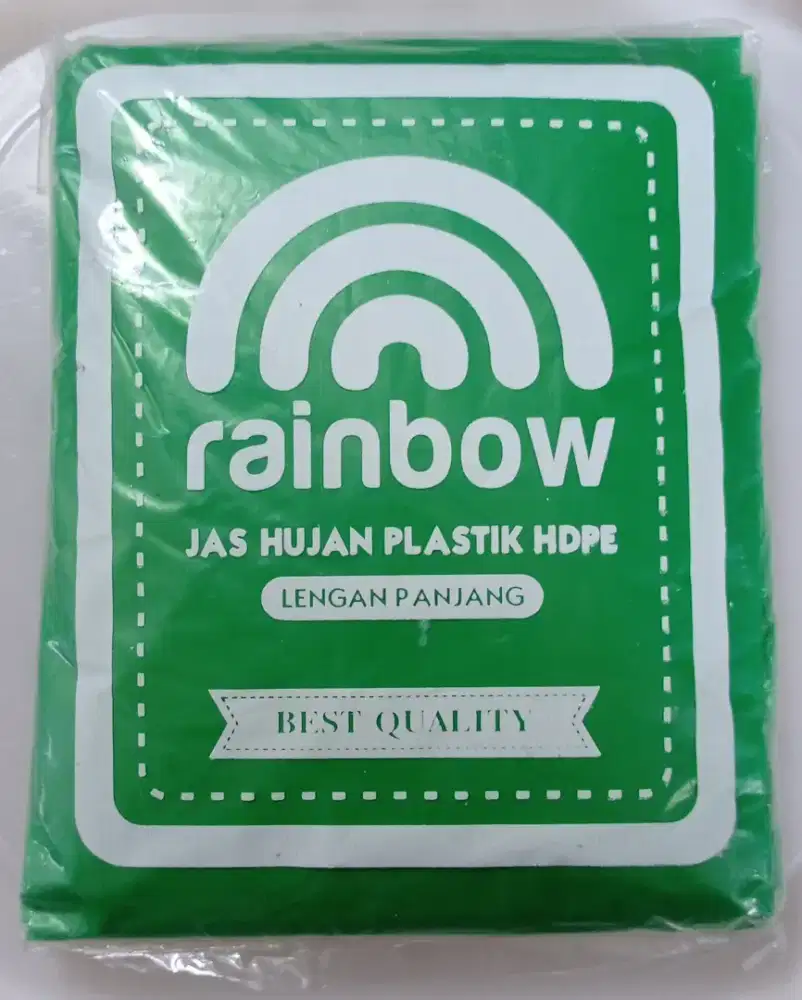 Jas Hujan Plastik ( Ponco Terusan + Lengan Panjang )