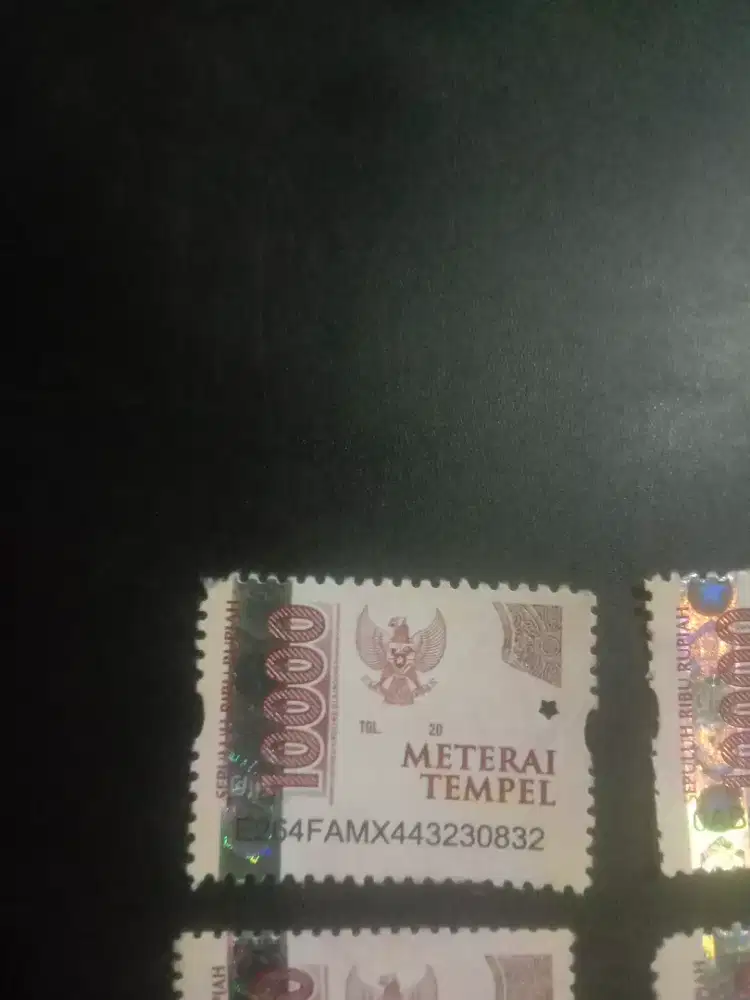 Materai rp 10rb