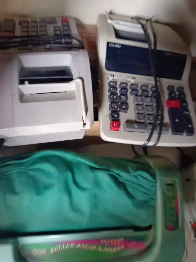 Mesin kalkulator printing casio  dm240tm minus