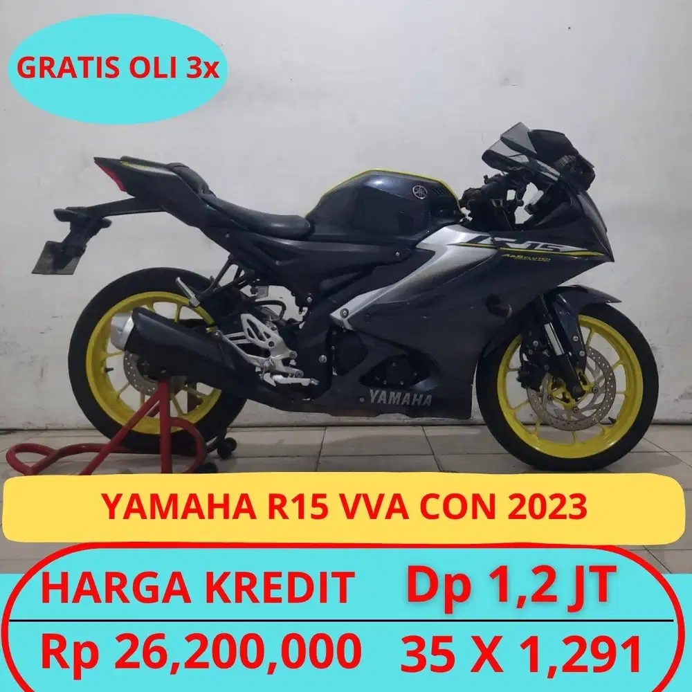 YAMAHA R15 VVA CON 2023 DP HANYA 1,2 JUTA GUYSS