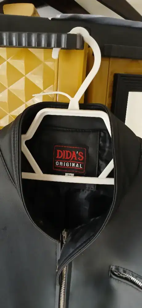 Jacket Kulit Asli Garut, Merk Dida'S, Size XL, LD 84 Cm, P 63 Cm.