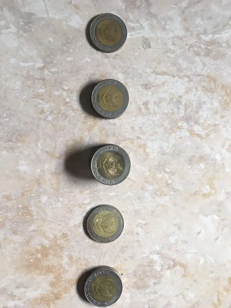 Koin 1.000 kelapa sawit thn emisi 93, 95, 96, 97, 2.000