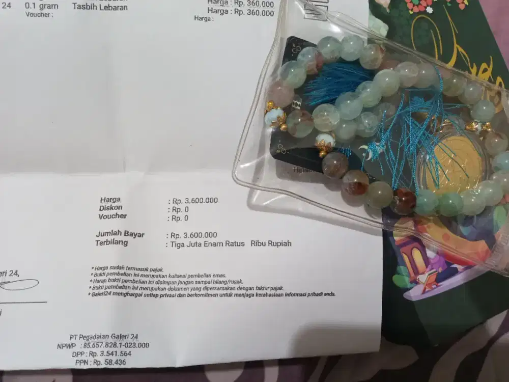 Emas tasbih galeri 24