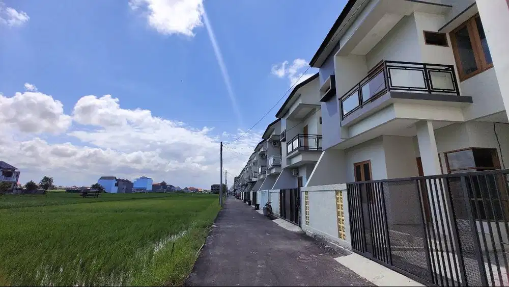 DIJUAL RUMAH 2 LANTAI VIEW SAWAH DI DENPASAR SELATAN DEKAT SMP 4 PGRI