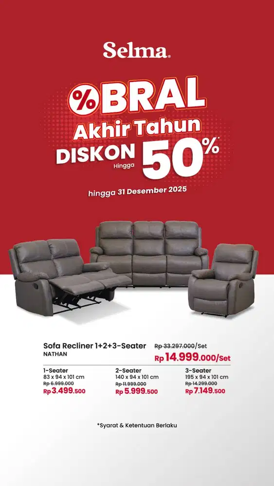 Nathan sofa reclainer