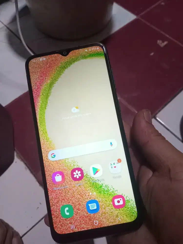 Samsung A04 ram 3+1/32 mulus no minus oria. Segel hp casan