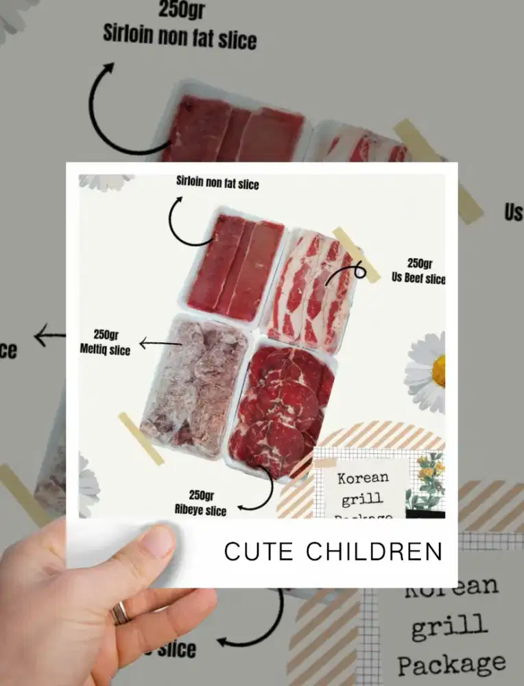 Steak paket ber4. Sirloin & tenderloin