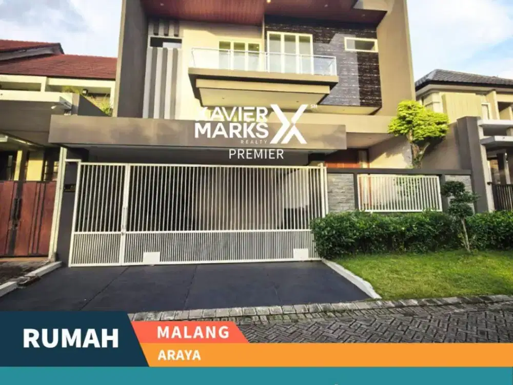Dijual/Disewakan Rumah Mewah  di Greenwood Boulevard Araya Malang