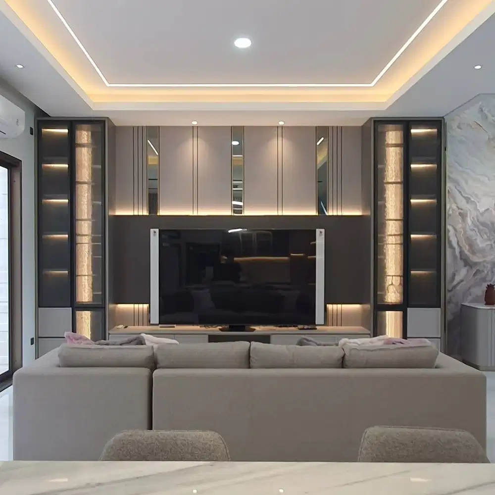 Backdrop tv minimalis sidoarjo surabaya free design