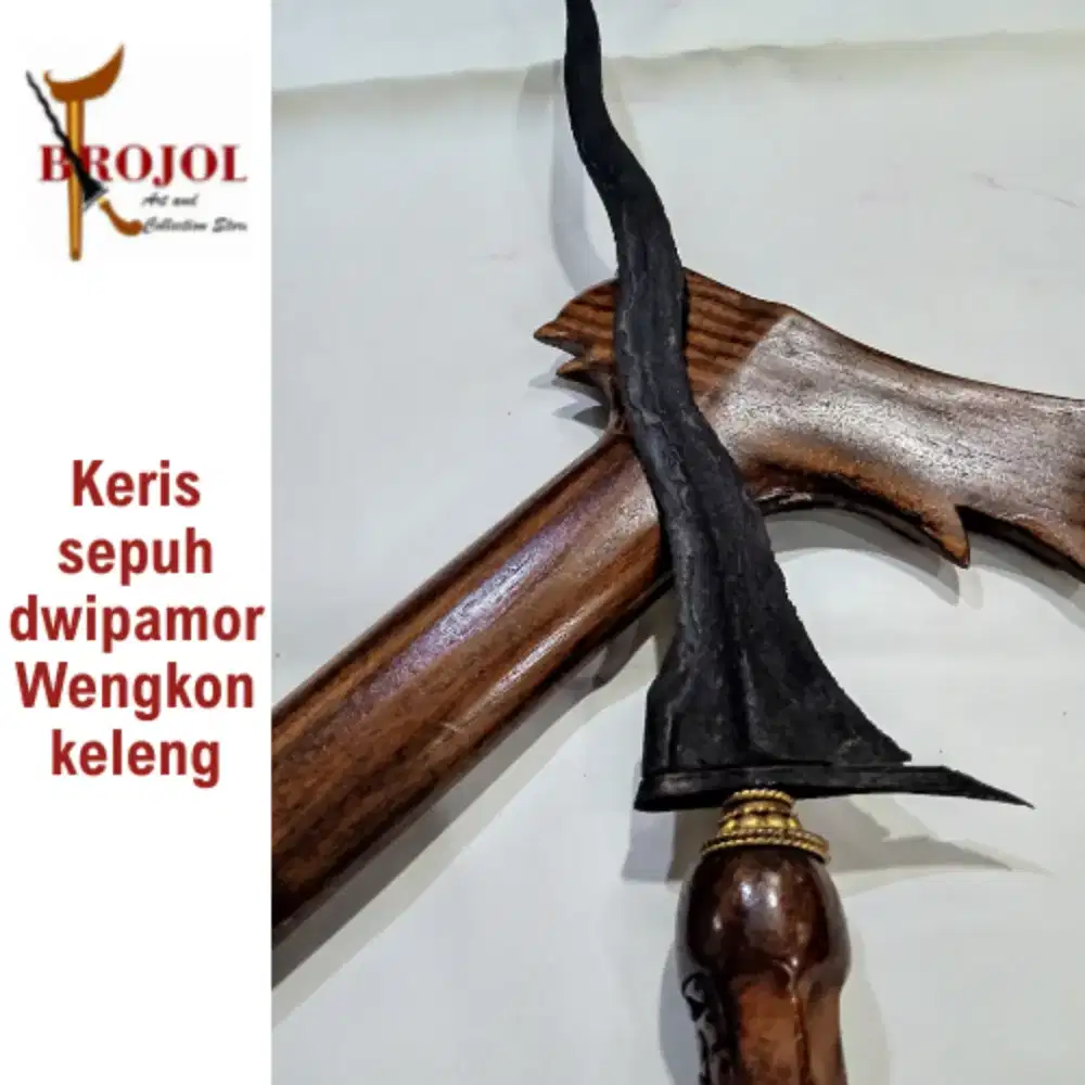 Keris sepuh Pulanggeni pamor keleng era Majapahit