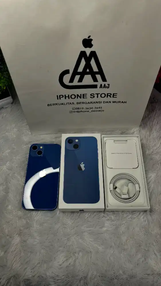 iPhone 13 128 GB Blue Inter All Operator Aktivasi Fresh Baru