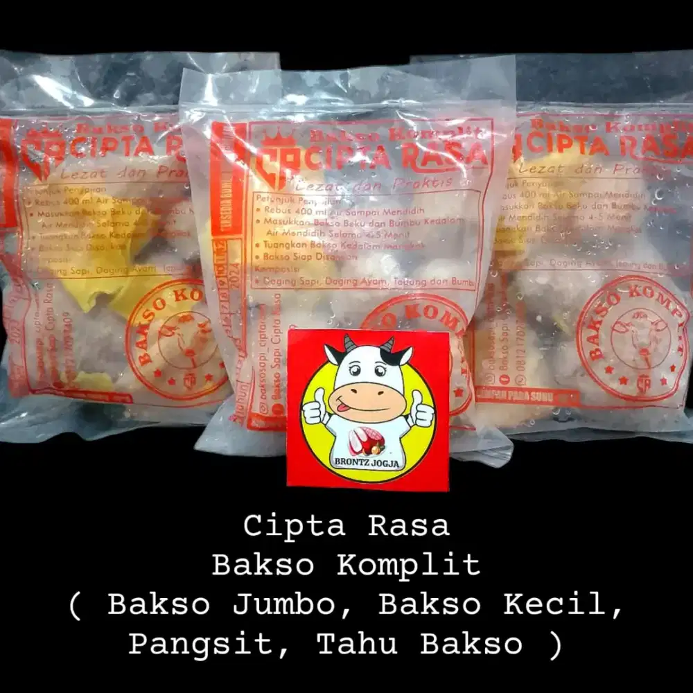Cipta rasa bakso komplit - Brontz Jogja