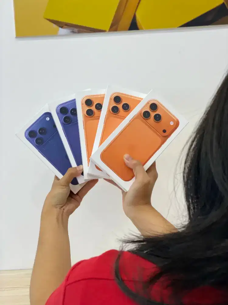 IPHONE 17 PRO 256GB SILVER ORANGE DEEPBLUE BISA KREDIT SYARAT KTP AJA