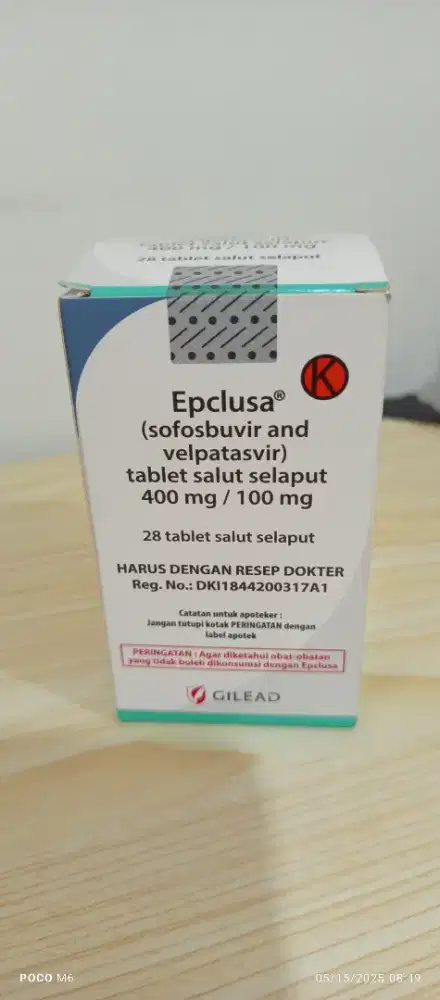 EPCLUSA 100/400 mg 28 Tablet Hepatitis C