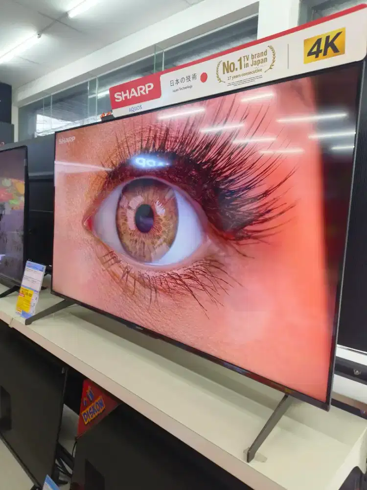 Cicilan murah Google TV sharp Qled 50 inch di Ciomas