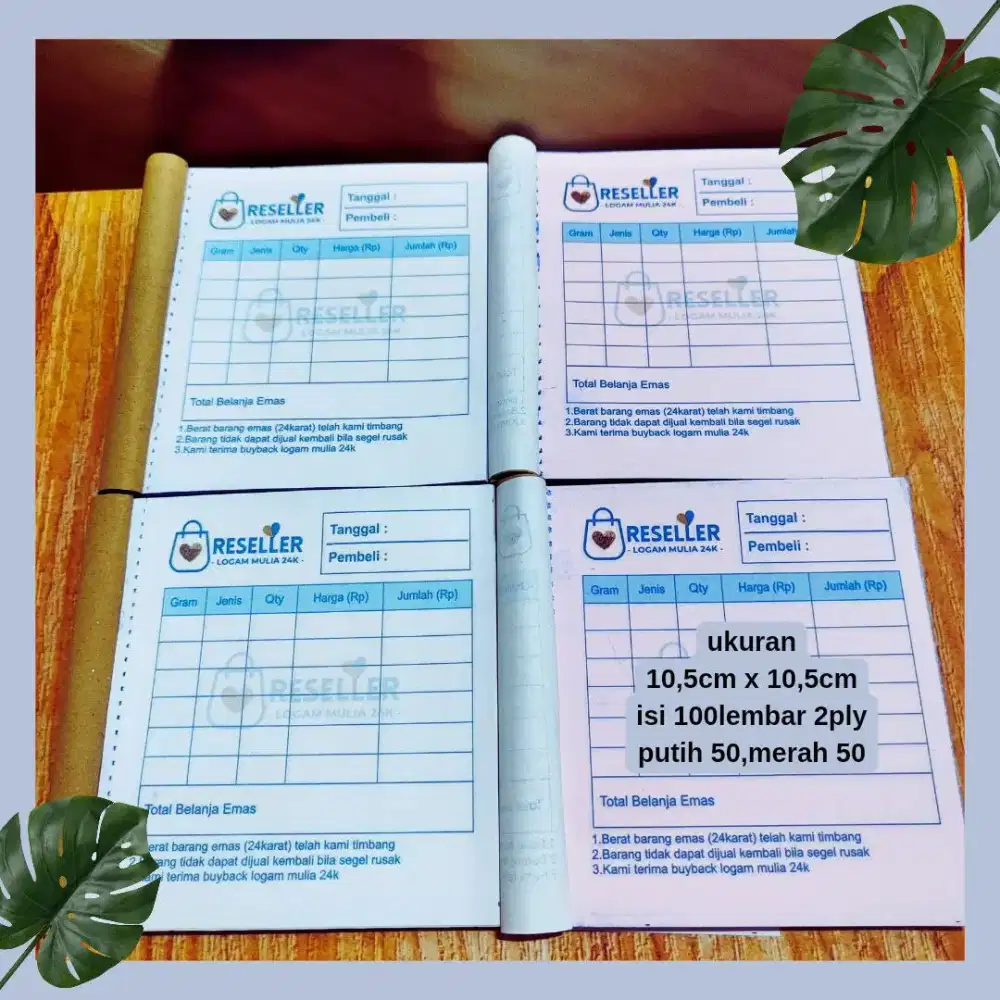 Nota Reseller Logam Mulia 24K