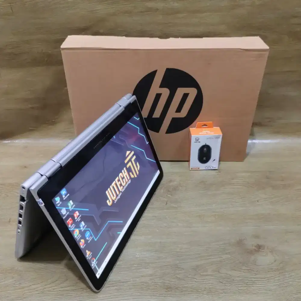 Laptop Hp Pavilion X360 2in1 Touchcren Ram 16GB bonus Mouse Siap pakai