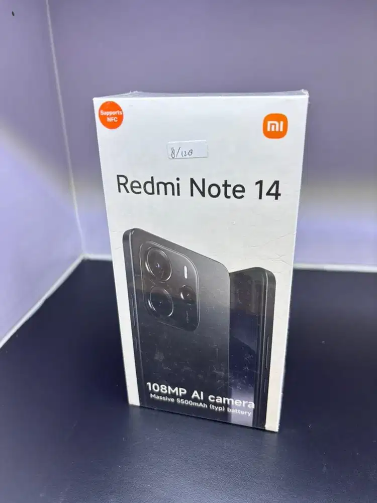 Redmi note 14 Ram 8/128gb baru garansi resmi nasional 15 bulan