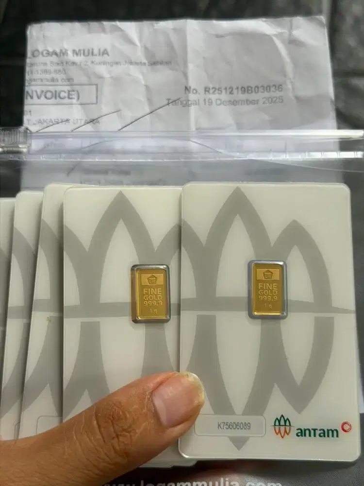 ANTAM 1 GRAM BARU MASIH FRESH