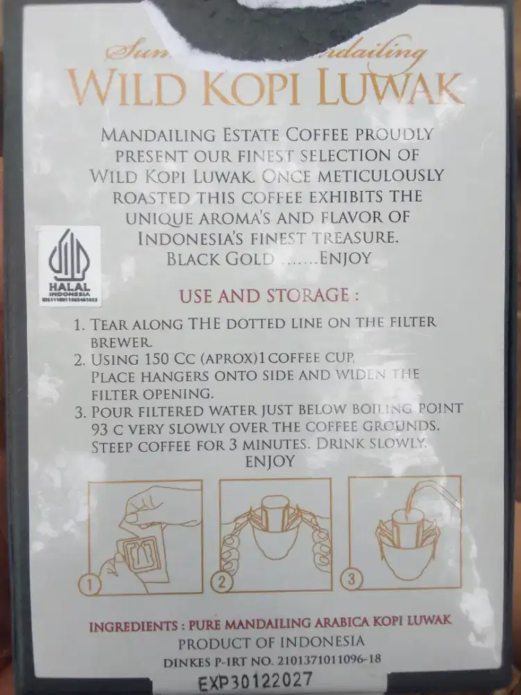 Wild kopi luwak