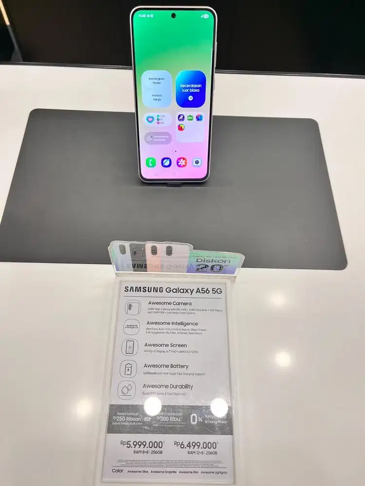 PROMO SAMSUNG GALAXY A56 5G FREE ADAPTOR ORIGINAL